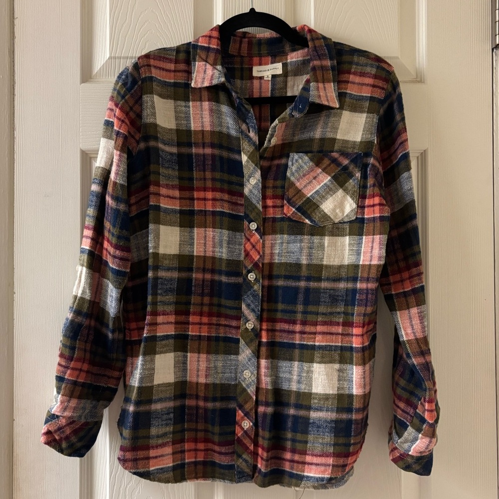 Thread & Supply Multicolor Plaid Shirt
